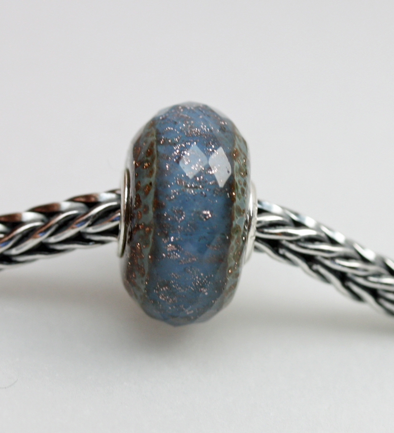 Troll Agate 12 TROLLBEADS  DAY 2022 Original Abbildung TGLBE-30086 "mit Einkaufwagen Chip am Schlüsselanhänger"